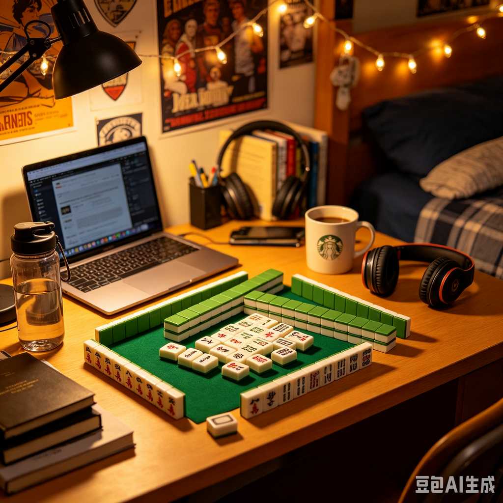 modern text mahjong tiles