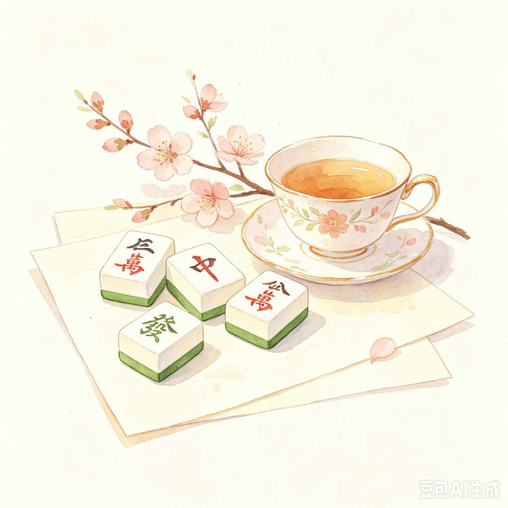 seasonal mahjong gift set