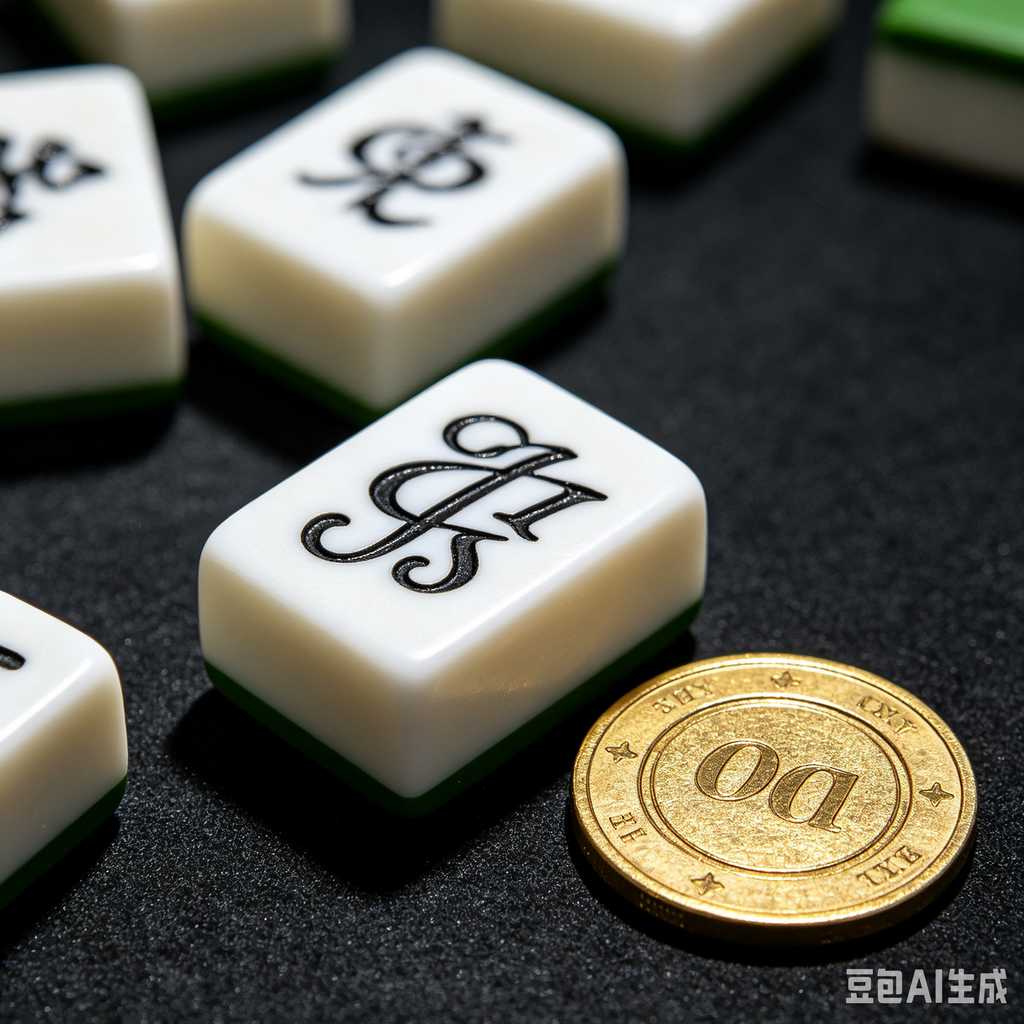 traditional oriental mahjong tiles